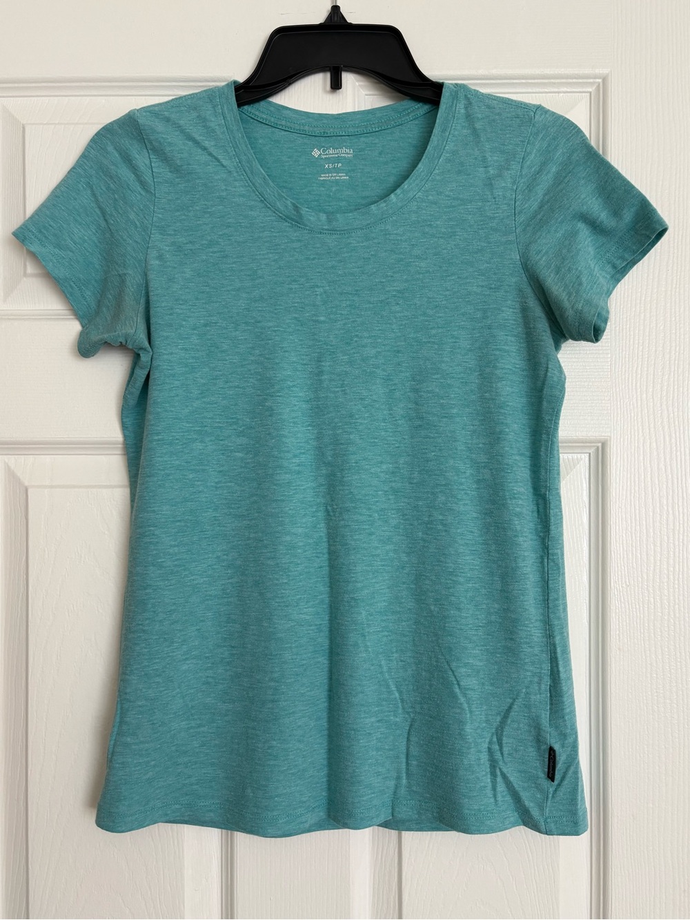 Columbia Women’s Teal Heather Short-Sleeve Performance Tee
